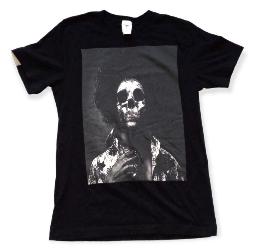 JIMI HENDRIX SKELETON FACE TEE